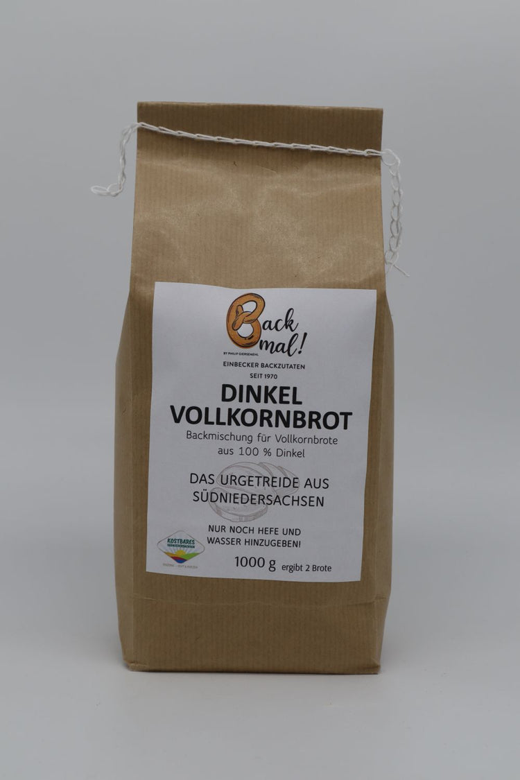 Dinkel Vollkornbrot Backmischung