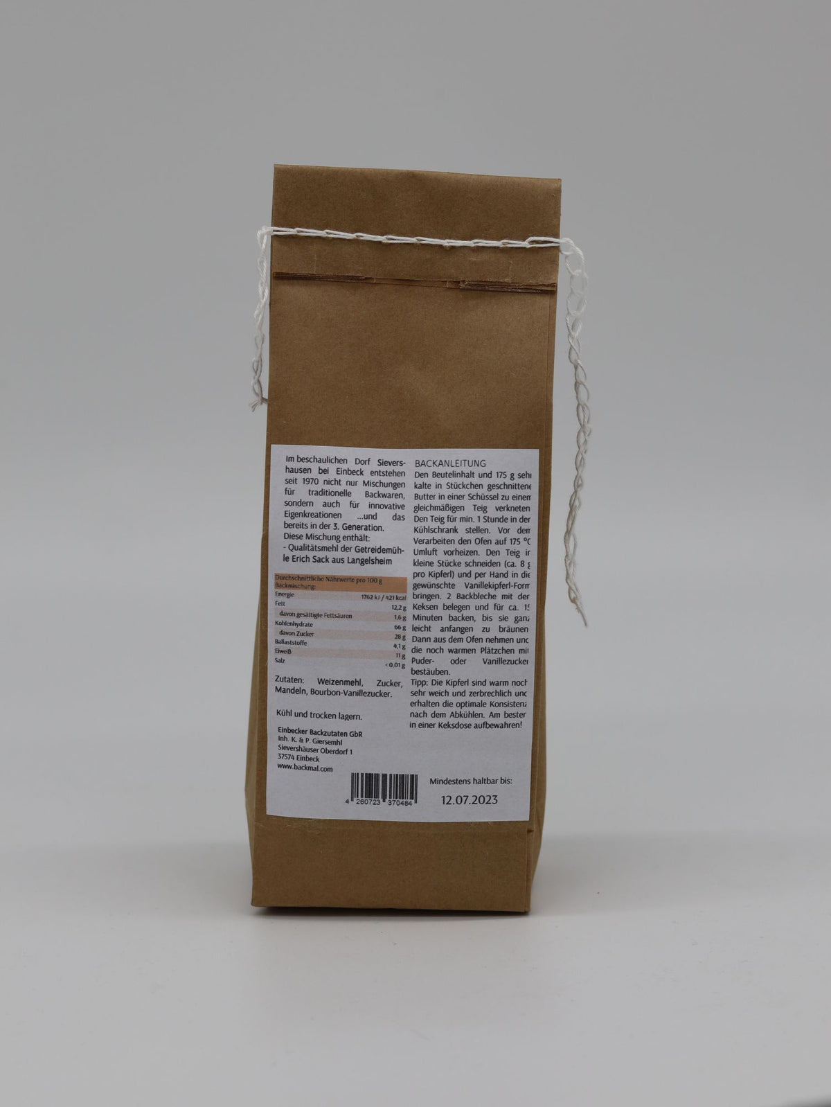 Vanillekipferl Backmischung