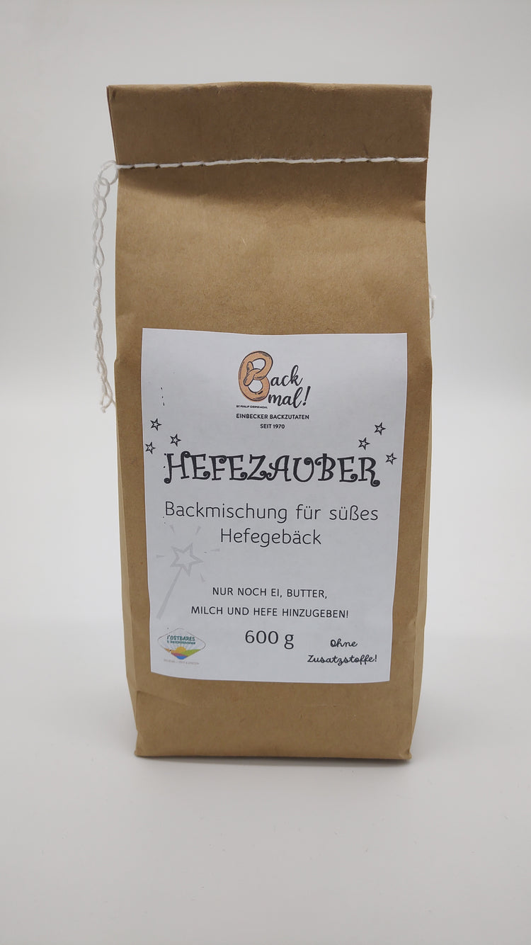 Hefezauber Backmischung für süßes Hefegebäck